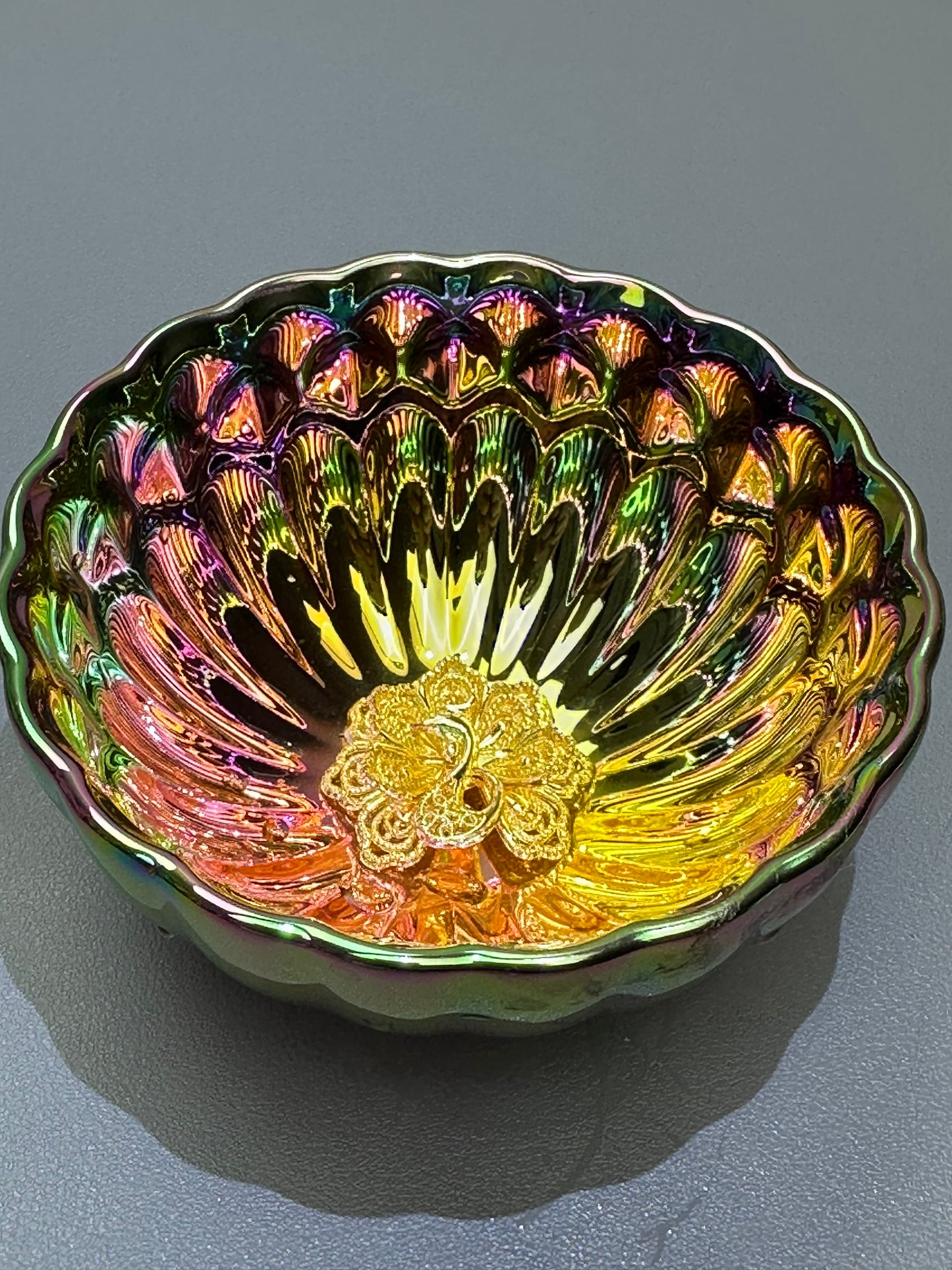Peacock cup