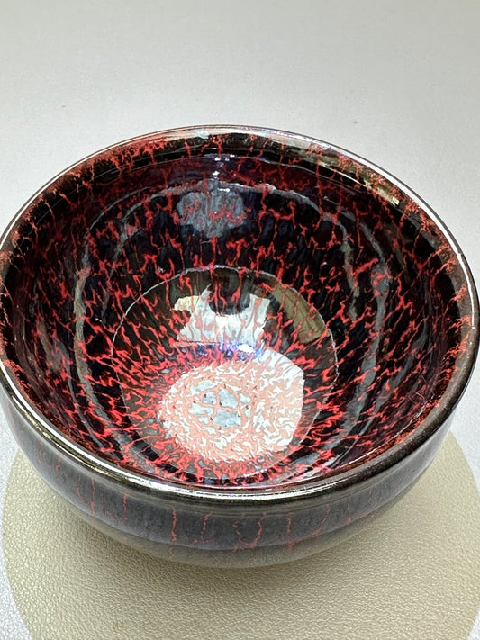 Red web cup