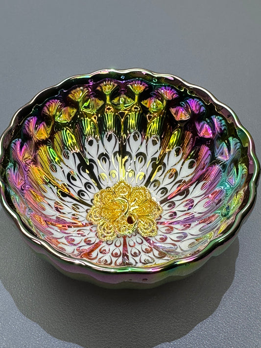 Peacock cup